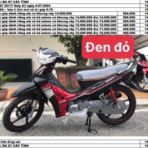 YALIM SIRIUS 50 CC - ĐÈN LED MÀU:ĐEN ĐỎ