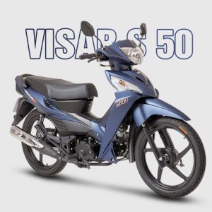 VISAR S 50CC MÀU:XANH ĐEN NHÁM