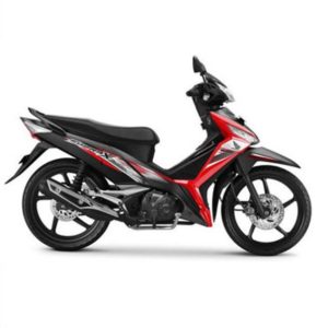 SUPRA X 125 - 2 THẮNG ĐĨA MÀU:ĐỎ ĐEN