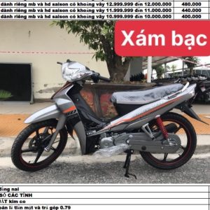YALIM SIRIUS 50 CC - ĐÈN LED MÀU:XÁM BẠC