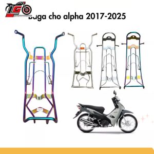 Baga alpha titan, Baga alpha inox 2017-2025 - Loại 10 ly-8ly, Baga cho xe máy