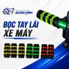 Bọc tay lái xe máy xe điện cao su, êm tay, chống trơn trượt, chống rung, đa dạng màu sắc