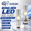 Bóng đèn LED siêu sáng cho xe máy, đèn pha LED P15D 12V-30V dễ lắp đặt