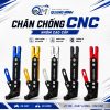 Chân chống xe máy tăng chỉnh 20-26cm, chân chống CNC nhôm bền chắc cho xe máy, xe điện