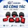 Công tắc đỏ các loại hình thanh 30mm, nút đề Wave Honda passing tạm dừng pha cos