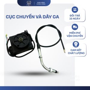 Cục chuyển tay ga xe điện, dây ga rời cùm domino, bền chắc, dễ dùng