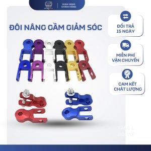 Cục nâng giảm sóc xe máy xe điện 5cm 7cm nâng gầm chắc chắn đủ màu, pat nâng phuộc xmen 133 tiện lợi an toàn khi sử dụng
