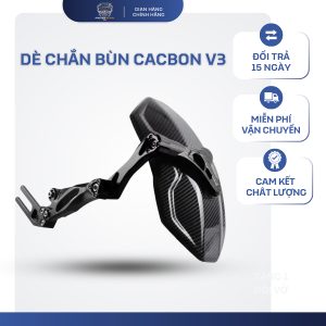 Dè chắn bùn xe máy xe điện vân carbon v3 cnc loại xịn bền đẹp chống bắn bẩn, ốp chắn bùn giữ xe sạch khi di chuyển
