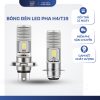 Đèn pha led racing boy 12 led xe máy t19 h4, chiếu xa mạnh, bền đẹp