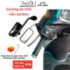 Gương Xe Máy Thời Trang mini Kiểu Vuông Ngắn Nhỏ Đẹp, Gắn Xe Wave, Xe Điện 50 cc, Sirius, Sh Mode, Sh 125i