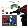 Gương chiếu hậu xe máy kiểu vuông xe wave sh mode sirius ab airblade yamaha vision vario lead xe điện xe cub chất lượng