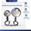 Gương tròn xe đạp xe máy xoay 360 độ, gập gọn, dễ lắp, tiện dụng