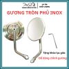 Gương xe máy tròn phủ inox, hàng đẹp, góc nhìn rộng , gương chiếu hậu xe máy