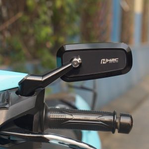 [Hàng Xịn H2C] Gương chiếu hậu H2C, Kính Chiếu Hậu Tặng Kèm Lục Giác Và Chân Nối, hàng nhôm đúc, CNC