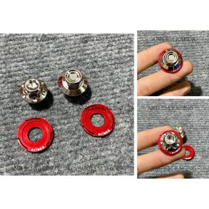 Ốc chân kính inox 304 Salaya kèm lông đền Kitaco gắn mọi loại xe