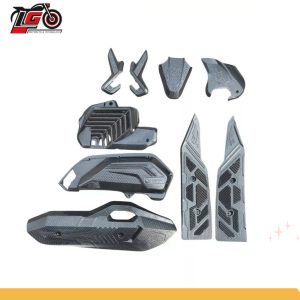 Phụ kiện xe máy AB 2026- Loại màu Carbon-Làm bằng nhựa ABS siêu bền đẹp