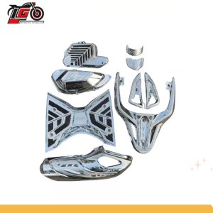 Phụ kiện xe máy SH 2020-2026 - Loại màu Xi- SHI 125 và SHI 160-Làm bằng nhựa ABS siêu bền đẹp