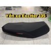 Yên xe Exciter 135 2 tầng (nguyên yên ) góc cạnh mút vàng Liên Á cao cấp,bao êm bao đẹp