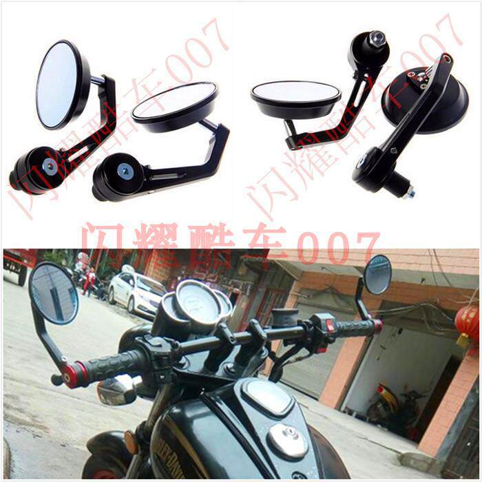 gương xe máy kính chiếu hậu xe máy Gương chiếu hậu sửa đổi xe máy retro gương chiếu hậu hợp kim nhôm tròn 22mm gương tay lái thông dụng gương chiếu hậu gương chiếu hậu