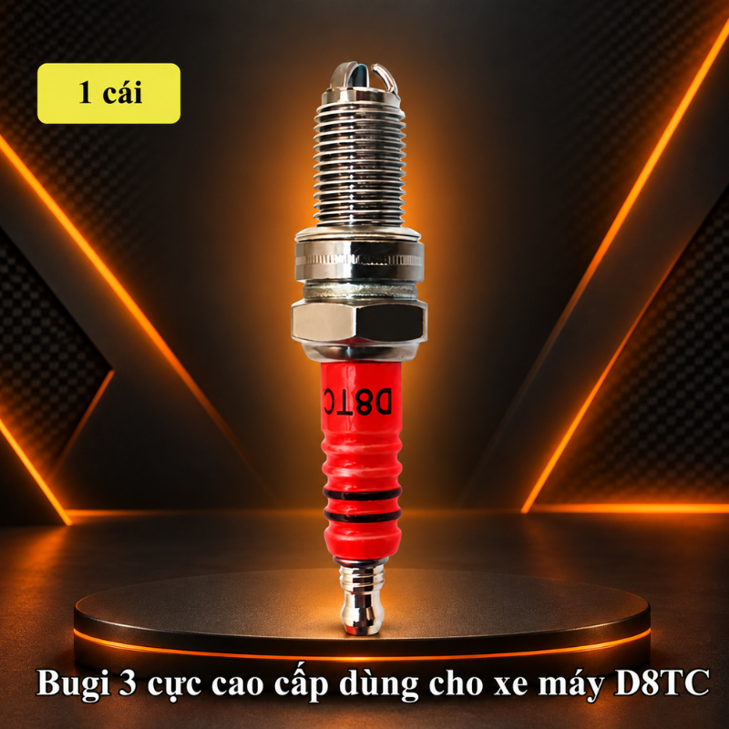 Bugi 3 Cực Xe Máy MYT A7TC D8EA Chịu Nhiệt Cao, Bugi Đánh Lửa Mạnh, Bugi Cao Cấp - Ảnh 6
