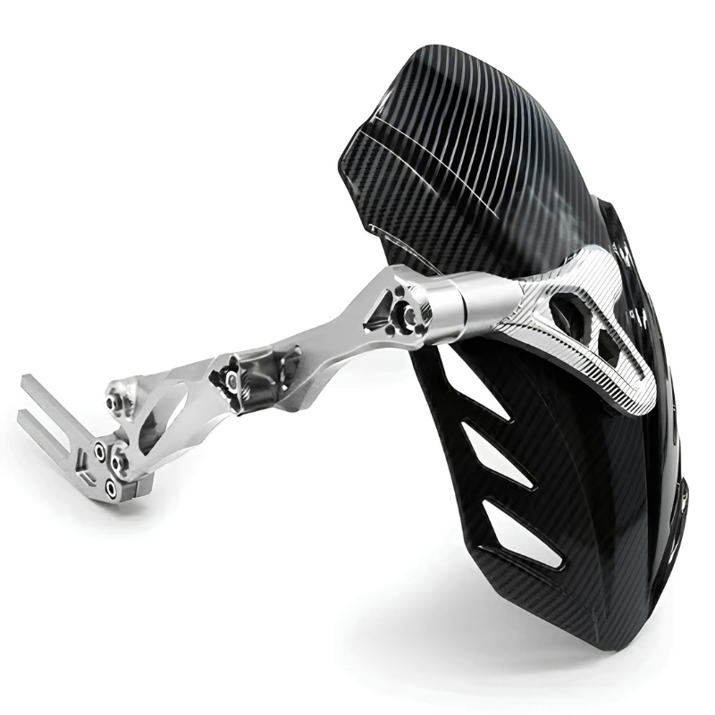 Dè Nối Chắn Bùn Xe Máy V2 Carbon, Miếng Chống Văng Bùn Nước Dễ Lắp, Kiểu Dáng Thể Thao - Ảnh 7