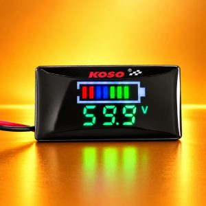 Alternative view of Đồng Hồ Báo Volt Koso v2 7-100v Kèm Pat Gắn Hiển Thị Thông Số Chính Xác, Dễ Lắp, Chống Nước IP67