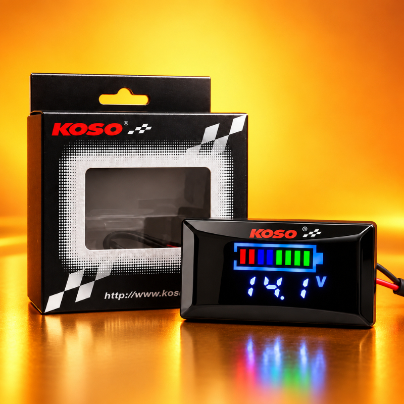 Đồng Hồ Báo Volt Koso v2 7-100v Kèm Pat Gắn Hiển Thị Thông Số Chính Xác, Dễ Lắp, Chống Nước IP67 - Ảnh 6