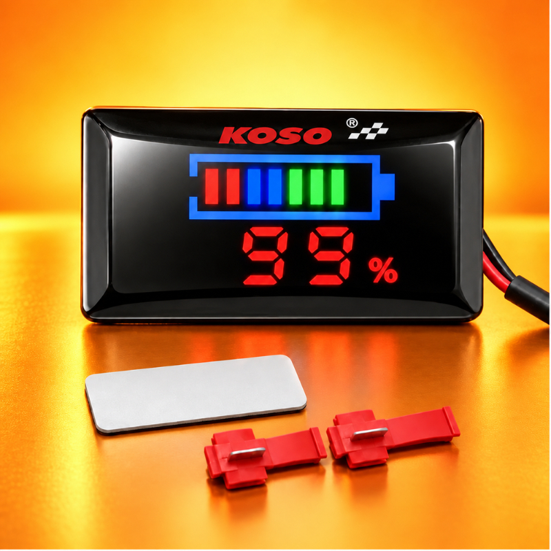 Đồng Hồ Báo Volt Koso v2 7-100v Kèm Pat Gắn Hiển Thị Thông Số Chính Xác, Dễ Lắp, Chống Nước IP67 - Ảnh 7