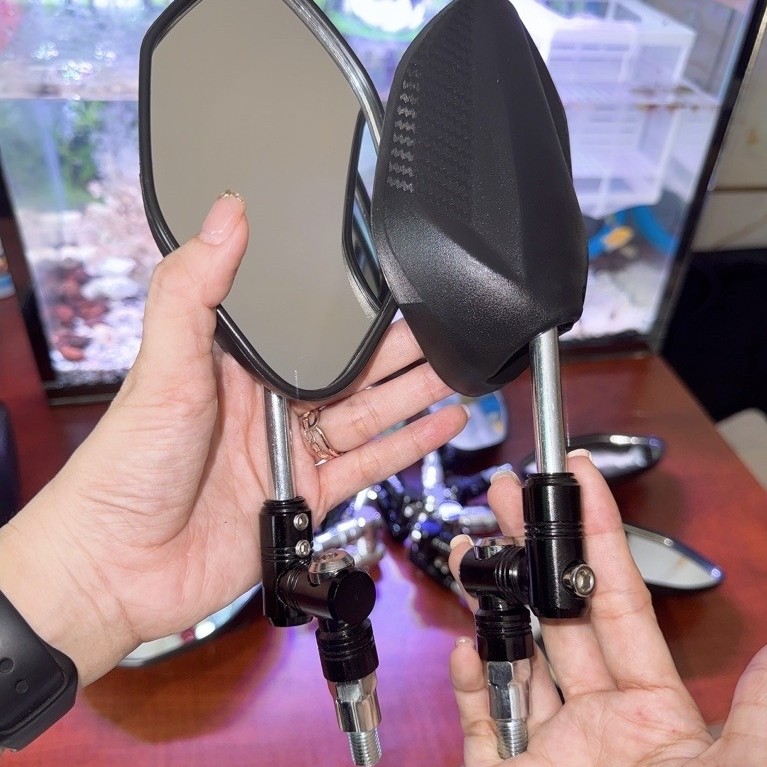 Gương AB kèm chân gương xoay 360 độ siêu nét gắn dc nhiều dòng xe shop8 - Ảnh 4