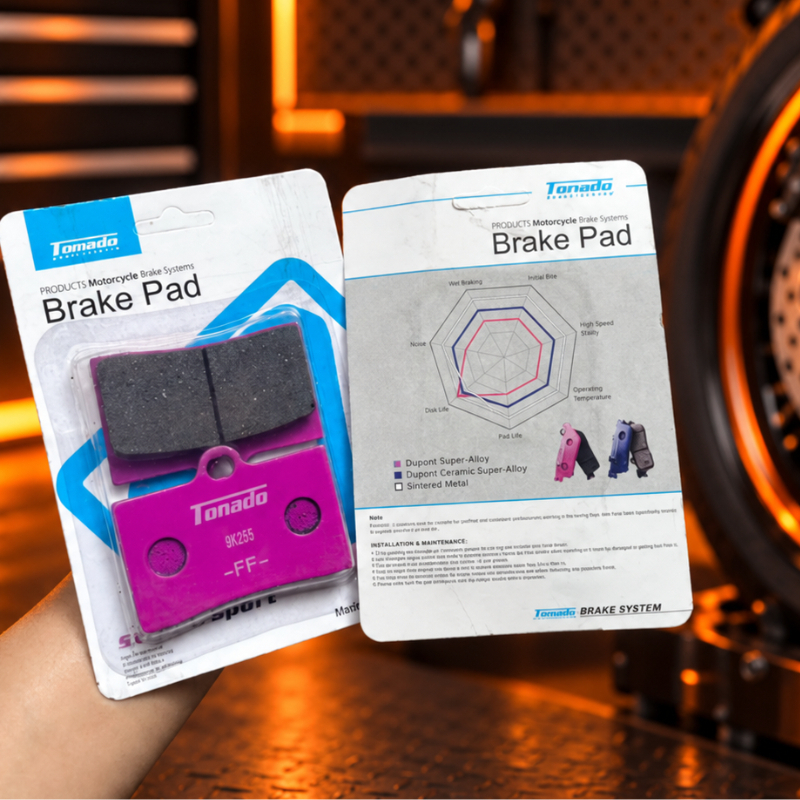 Má Phanh Xe Máy 2 Pis 4 Pis, Bố Thắng Cho Heo Brembo Adelin Frando Anchor, Chịu Nhiệt Bám Tốt - Ảnh 6