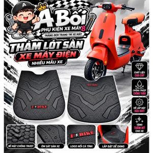 Thảm lót sàn xe điện Hot trend, thảm để chân xe điện K1,V1,Z3,T1,VC,Mono,Slay, lót sàn cao su xe điện
