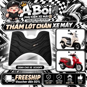 thảm xe Scoopy, thảm lót chân xe scoopy, thảm lót sàn xe scoopy dày